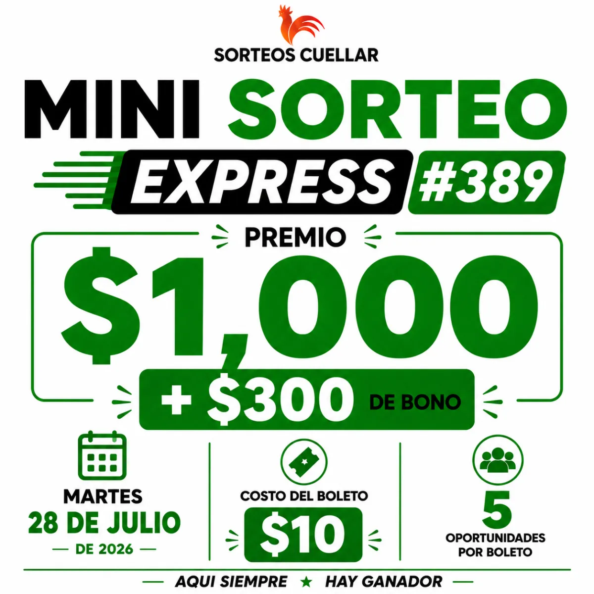 MINI RIFA EXPRESS NUM. 389